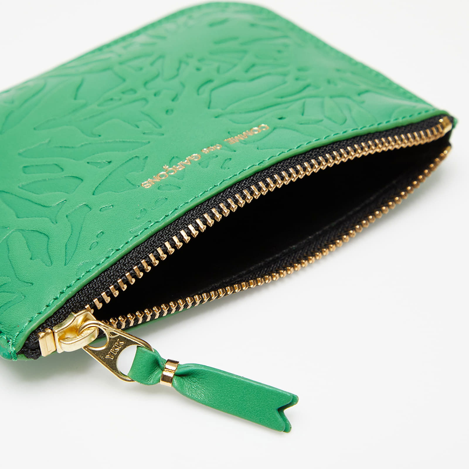 Embossed Forest Wallet Green