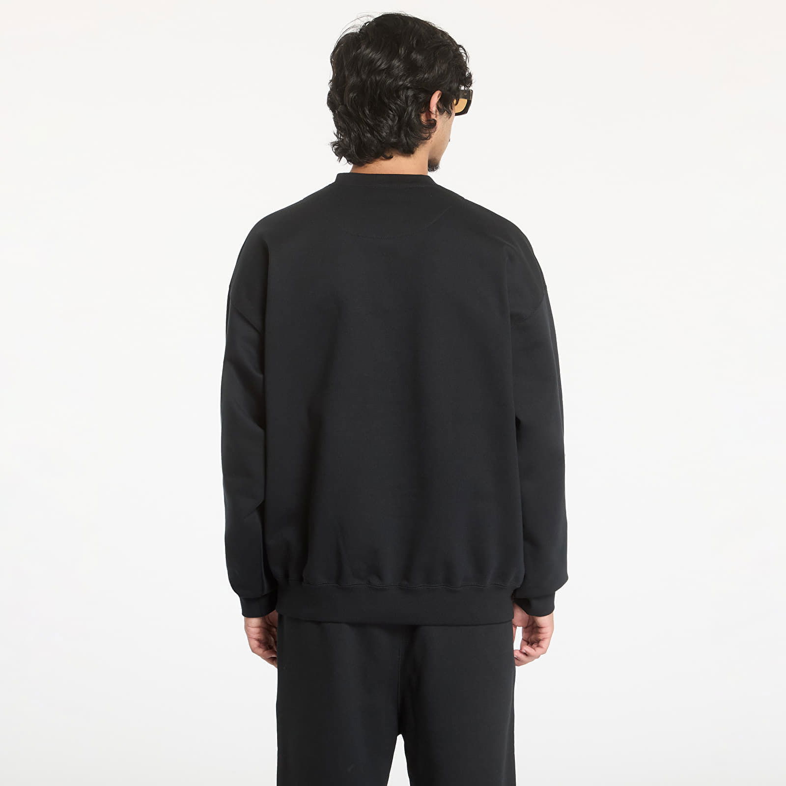 Black Bonded-Logo Sweatshirt