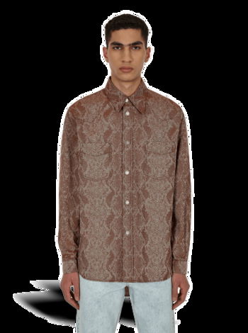 Acne Studios Python Print Shirt BB0446- CTB