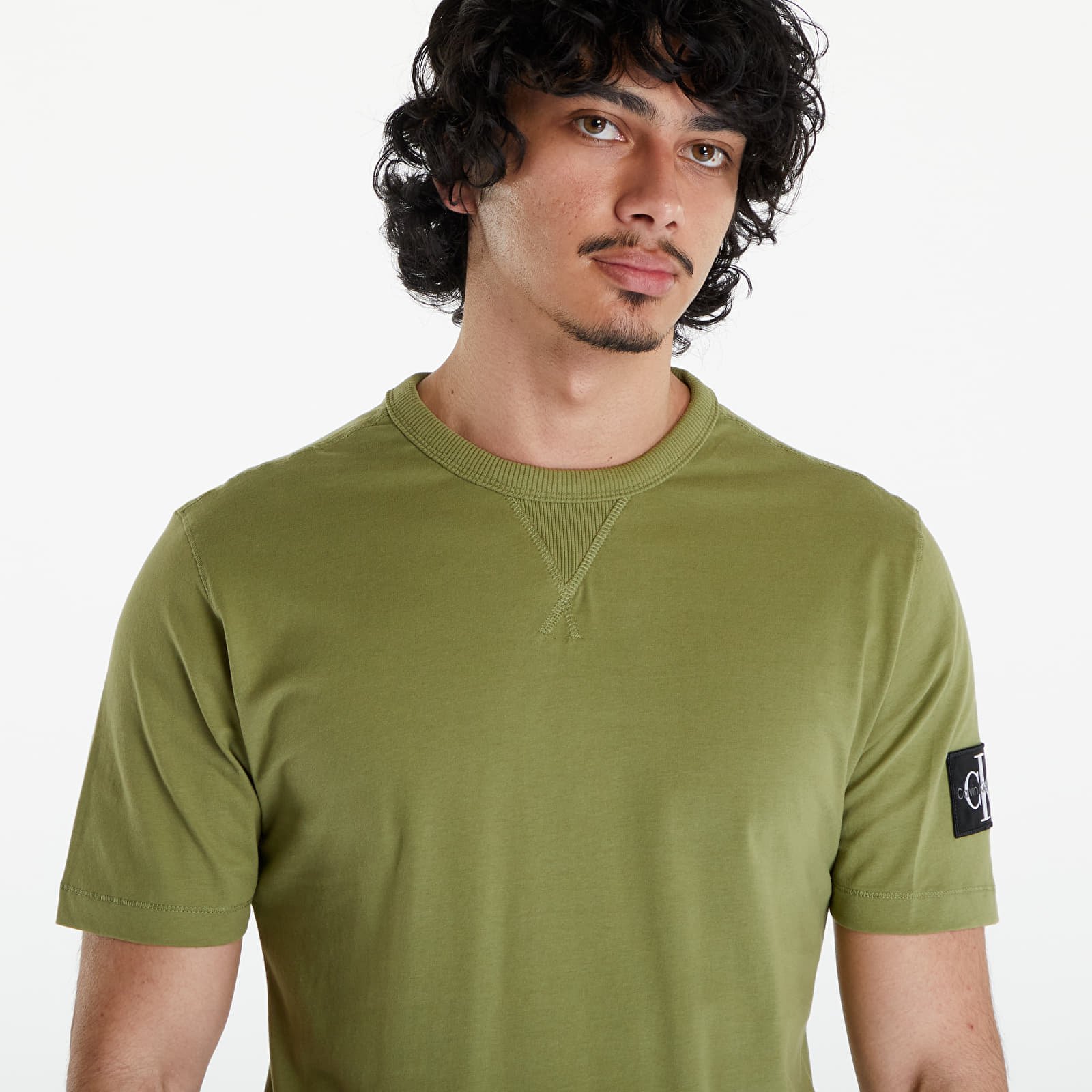 Cotton Badge T-Shirt Dark Juniper