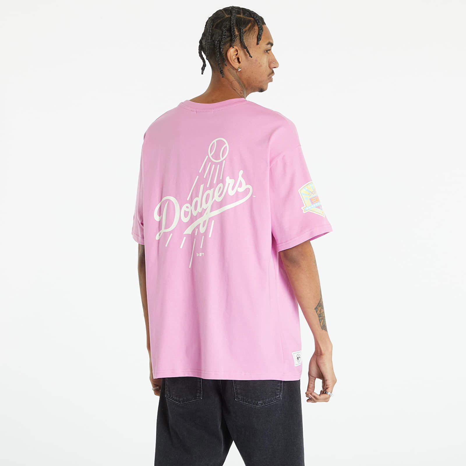 Los Angeles Dodgers MLB Pastel Over Sized Pink Tee – NewEra