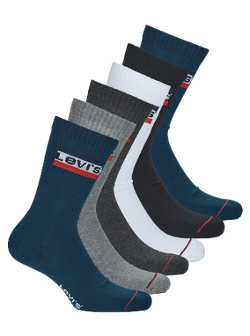 Levi's REGULAR CUT SPORT LOGO X6 Sports socks 701220481-002