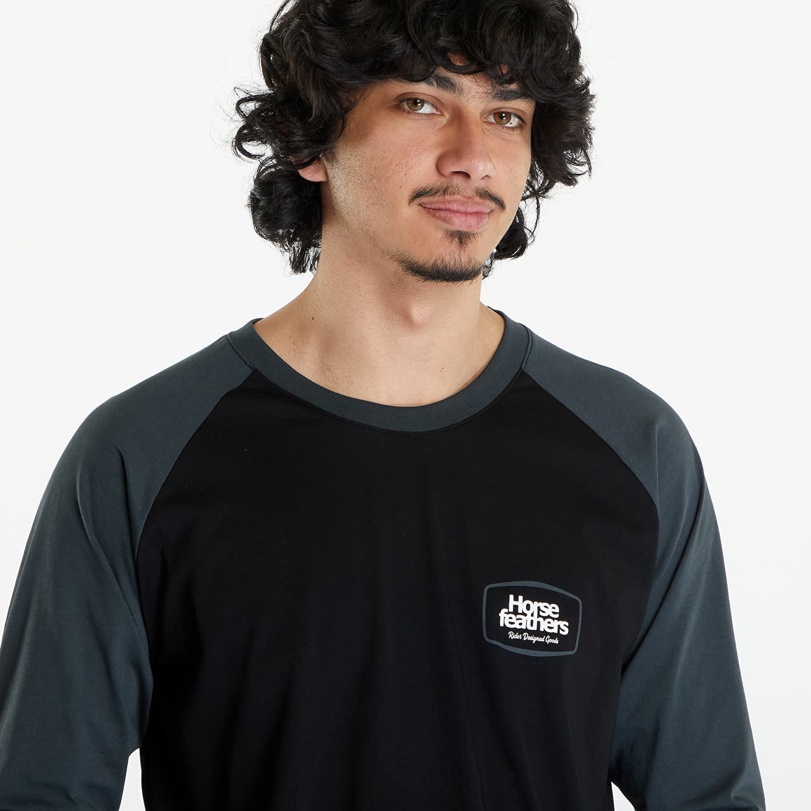 Bronco Raglan T-Shirt Black/ Gray