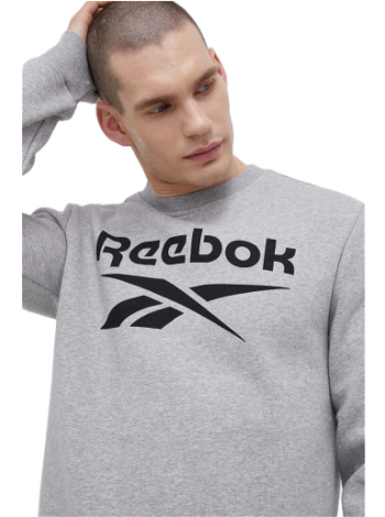 Reebok Fleece Stacked Logo Crew Sweatshirt H54793.