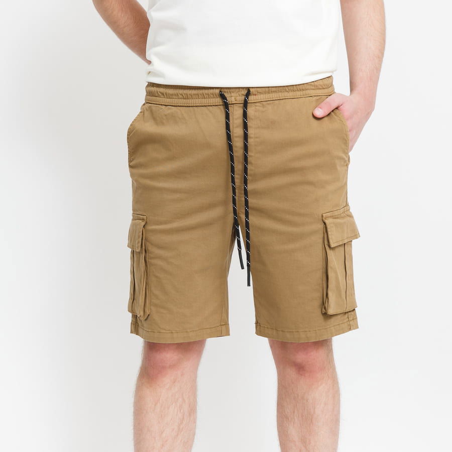 Drawstring Cargo Shorts