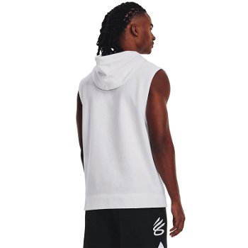 Under Armour Curry Fleece Slvls Hoodie White 1374301-100