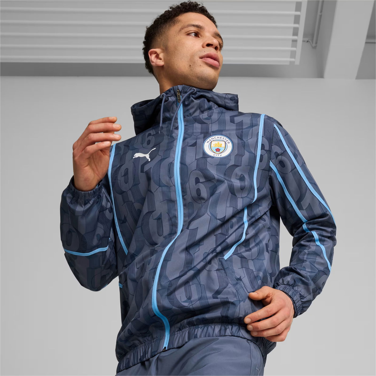 MCFC Prematch Woven Jacket 2024/25