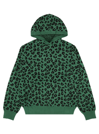 Just Don Jungle Leopard Knit Hoodie 4925 100000105JLKH GREE