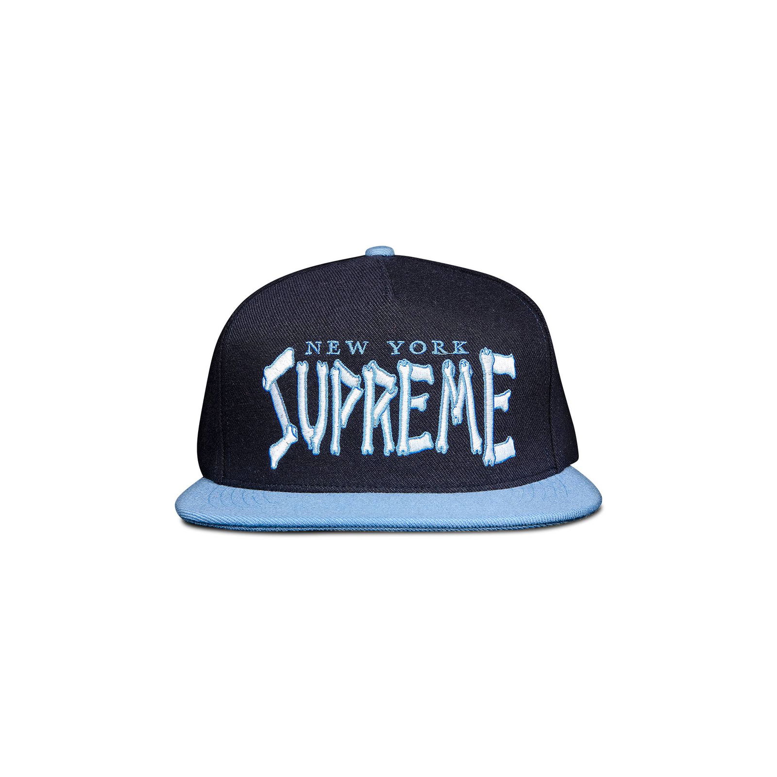 Kšiltovka Supreme Bones Logo 5-Panel SS21H64 NAVY | FLEXDOG