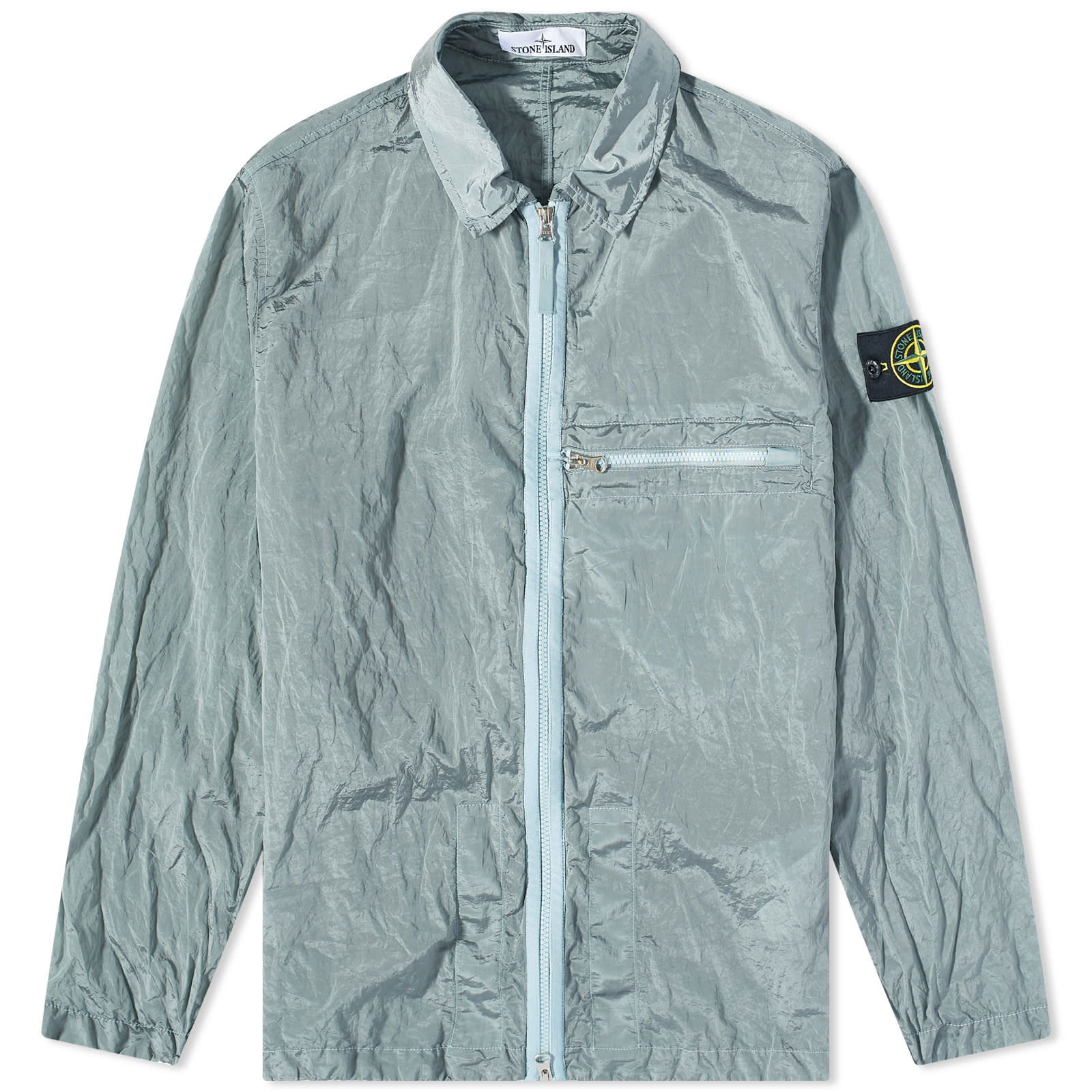 Nylon Metal Shirt Jacket