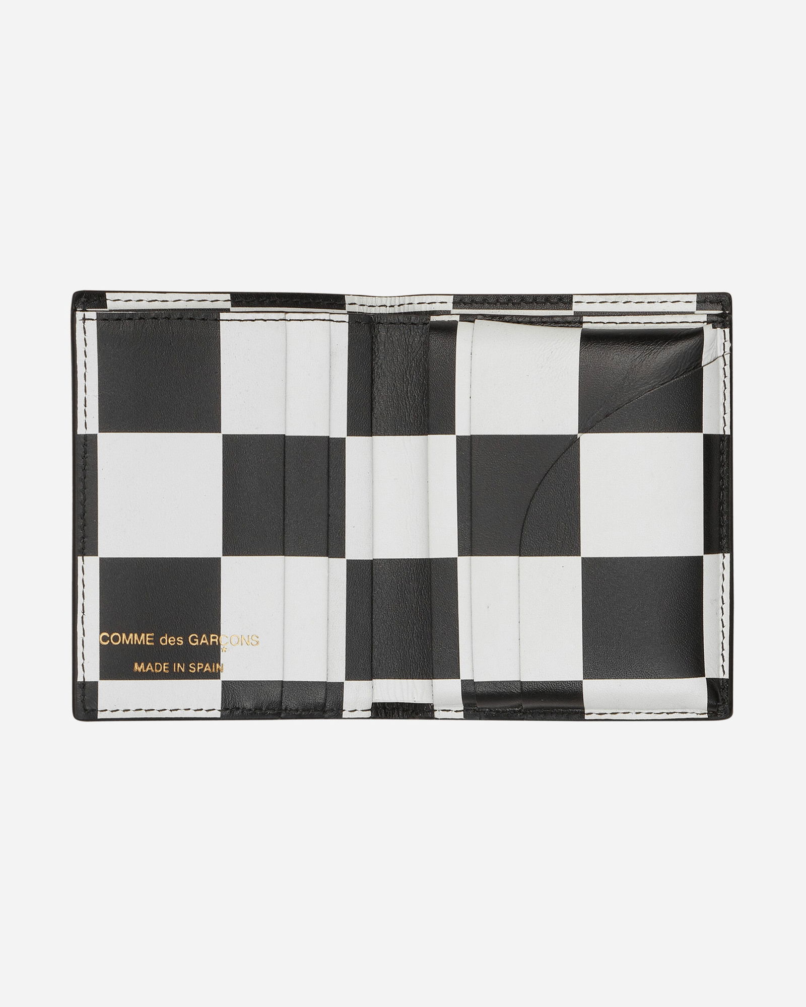 Classic Print Leather Wallet