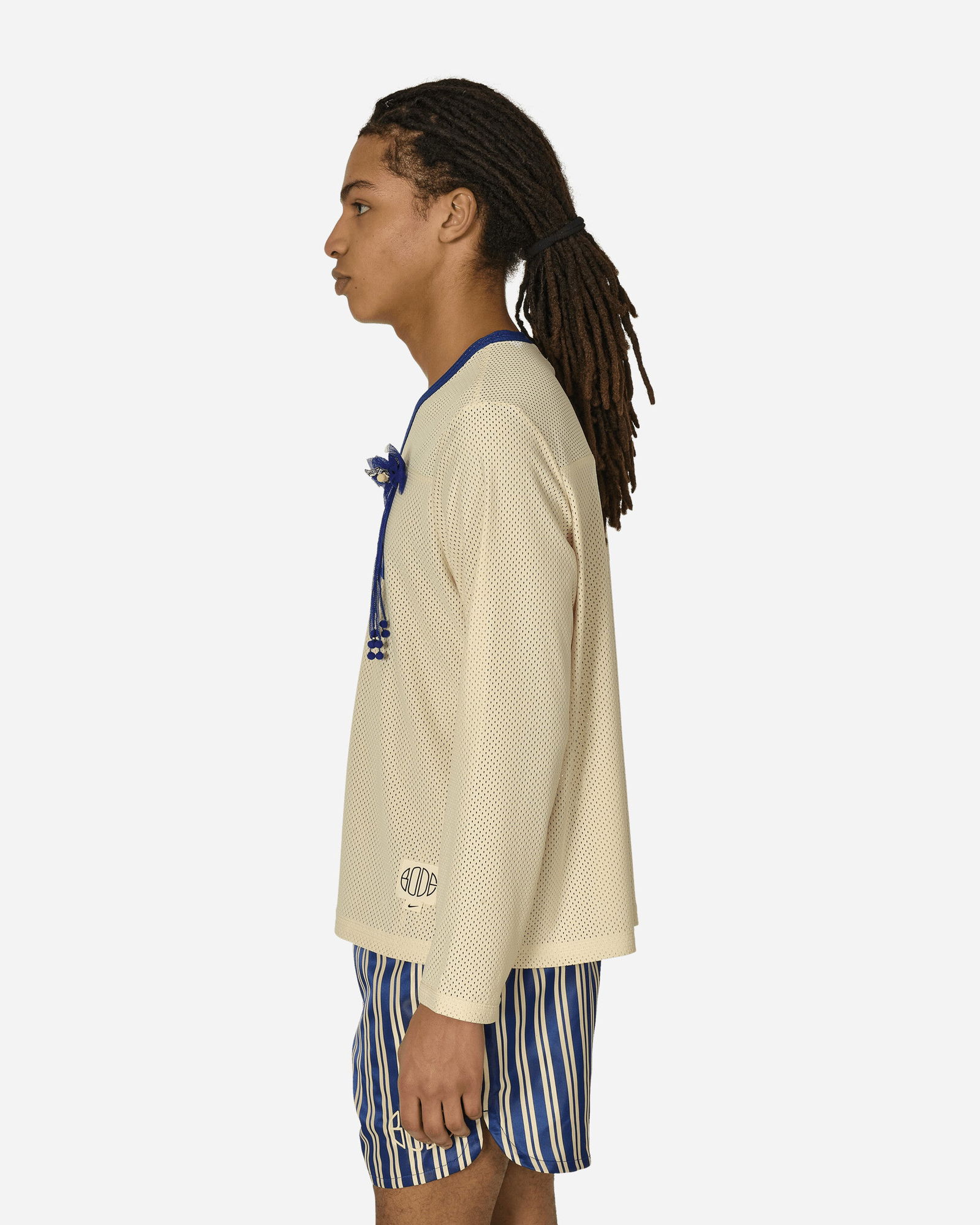 BODE x Mesh Jersey Cream/Blue