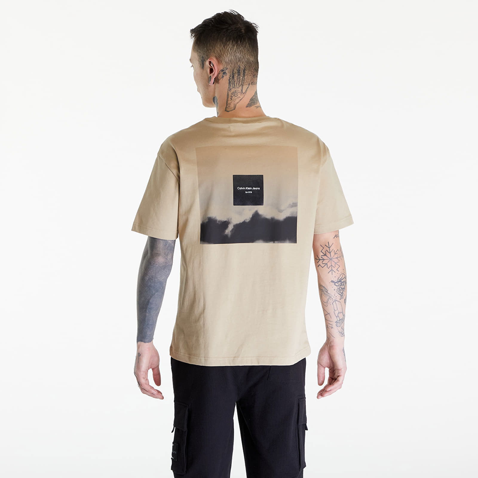 Jeans Serenity Back Graphic Beige