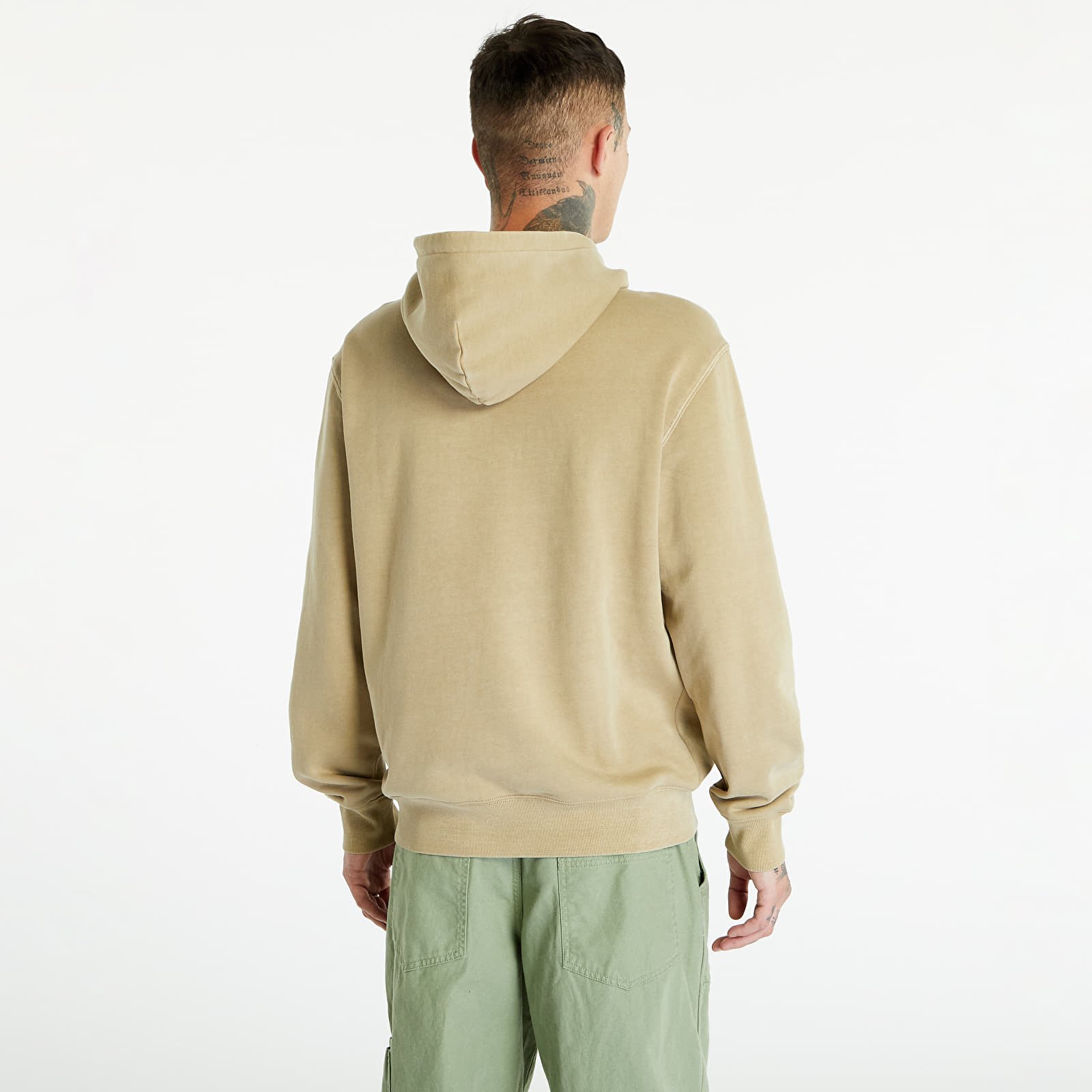 Hooded Duster Sweat Ammonite Garment Dyed