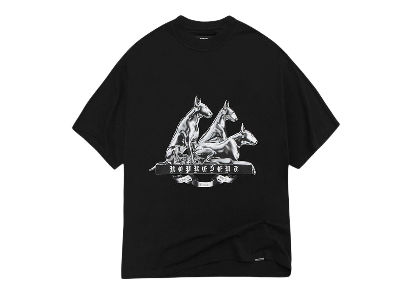 Represent Bullterrier T-Shirt Jet Black