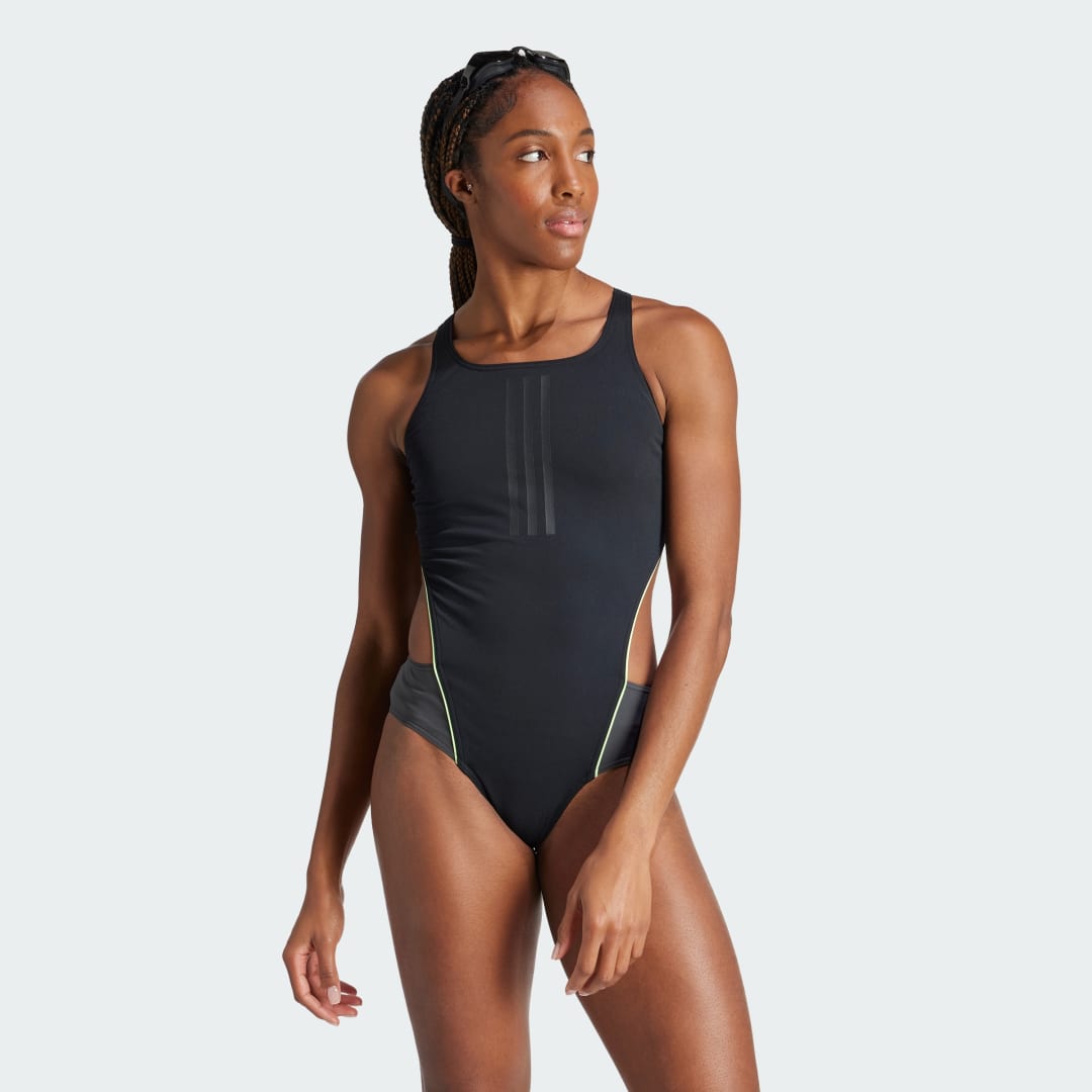 Extra-Long-Life 3-Stripes Swimsuit