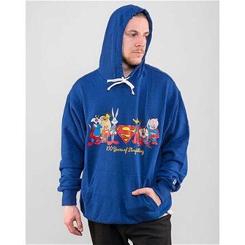 New Era Superhero × Looney Tunes Line Up Oversized Hoody Royal Blue 60414229