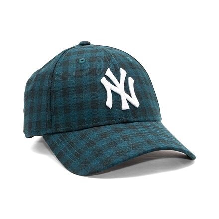 9FORTY MLB Flannel New York Yankees Dark Green / White One Size