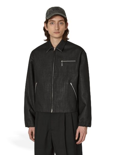 Wool-Blend Zip Jacket