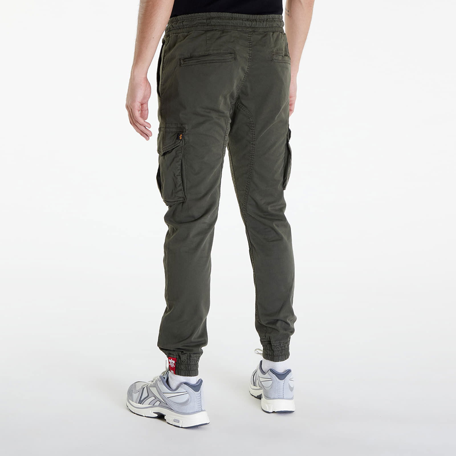 Cotton Twill Jogger Grey/ Black