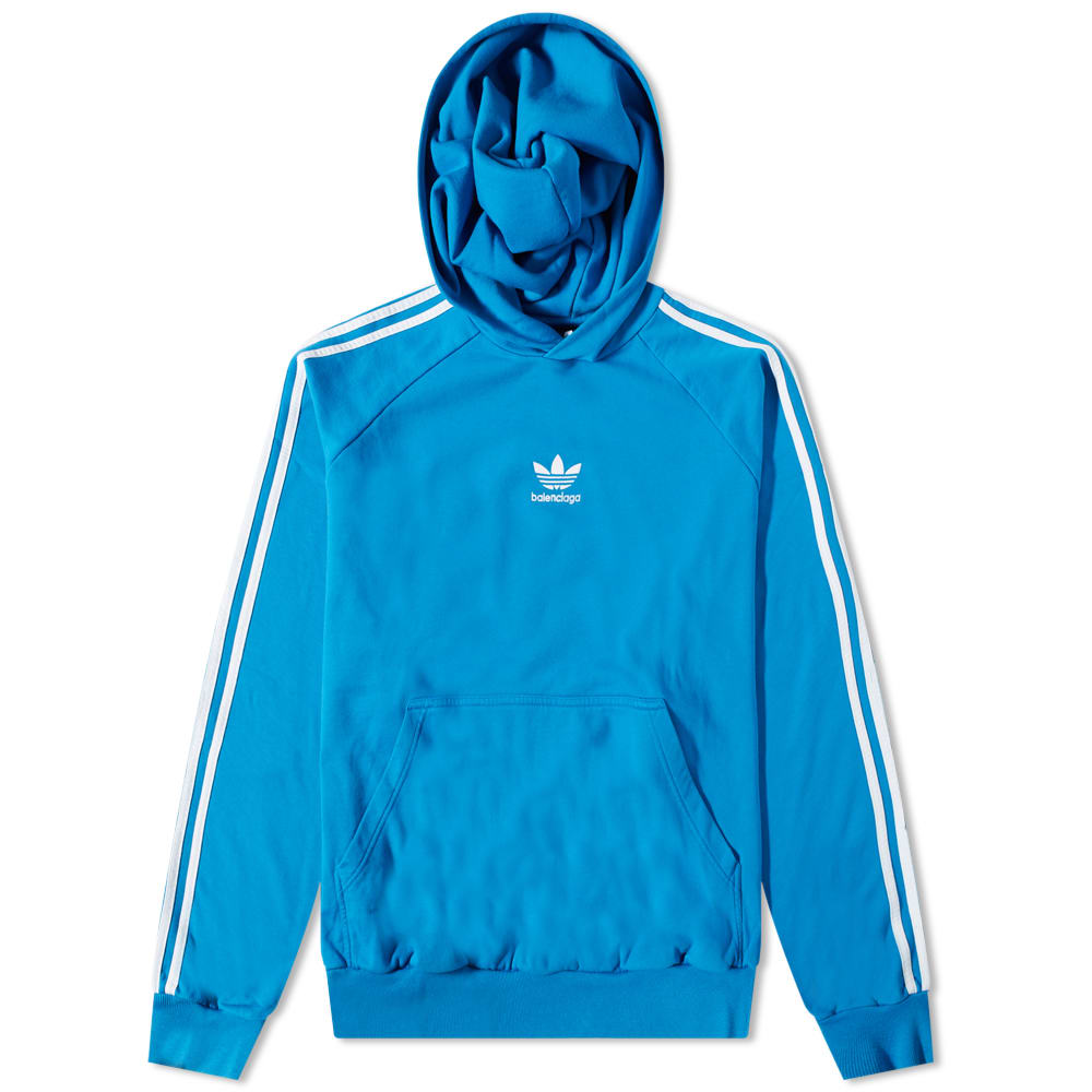 Mikina Balenciaga adidas x Large Hoody Blue/White 729322-TNVN2