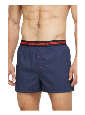 BOSS Cotton Boxers with Logo 2-pack 50497686
