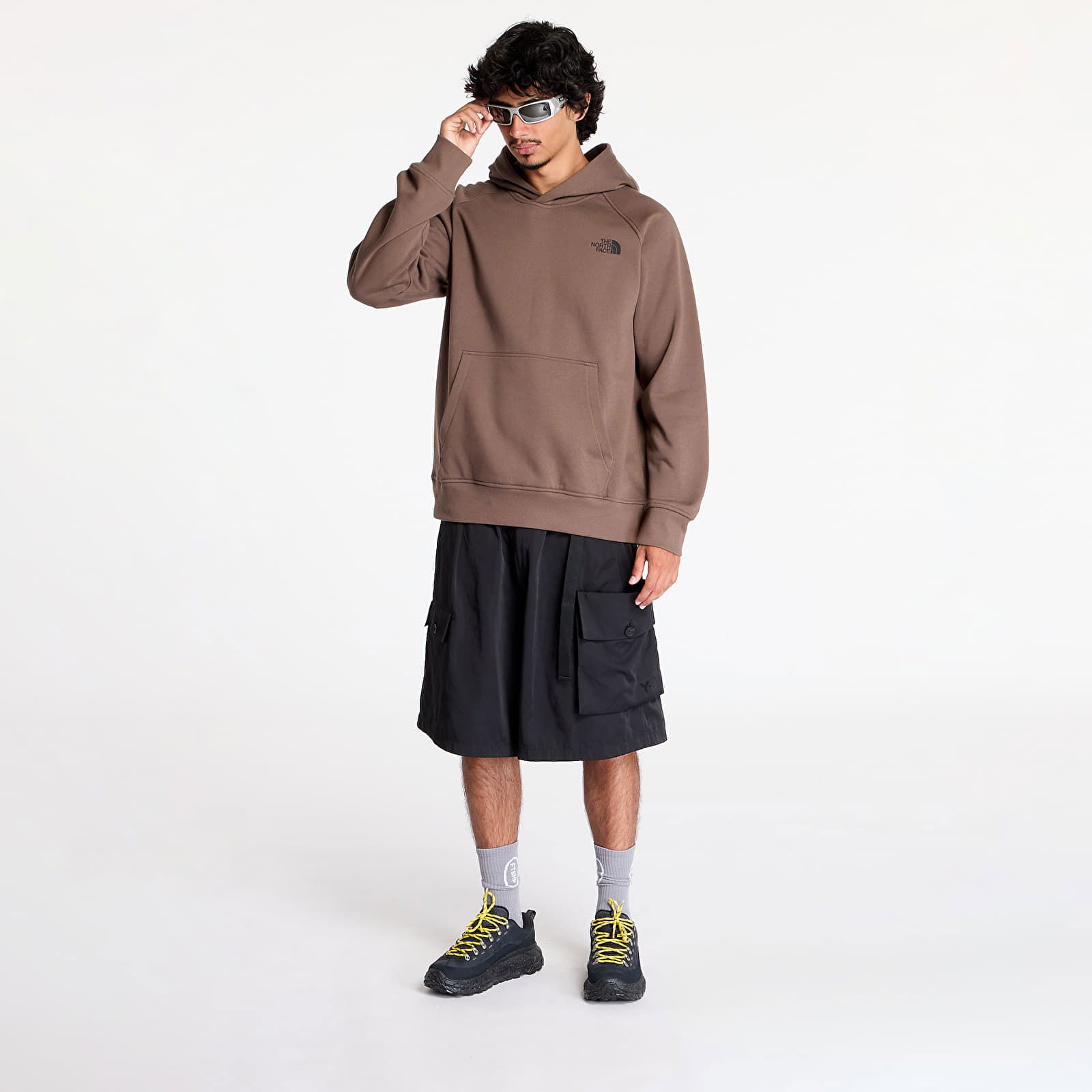 Raglan Redbox Hoodie Smokey Brown