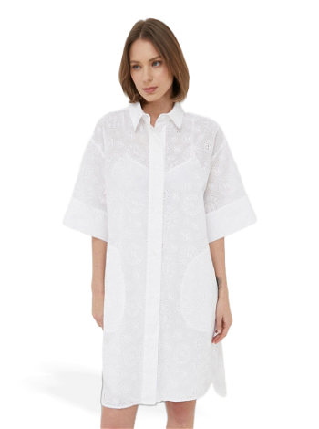 KARL LAGERFELD BRODERIE ANGLAISE SHIRTDRESS 231W1302