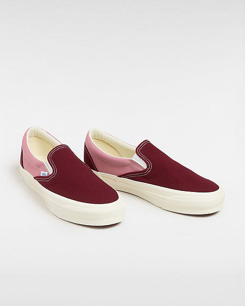 Premium Slip-on 98 Shoes (maroon/pink) Unisex Pink, Size 2.5