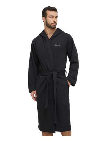 BOSS Organic-cotton Hooded Dressing Gown 50497023