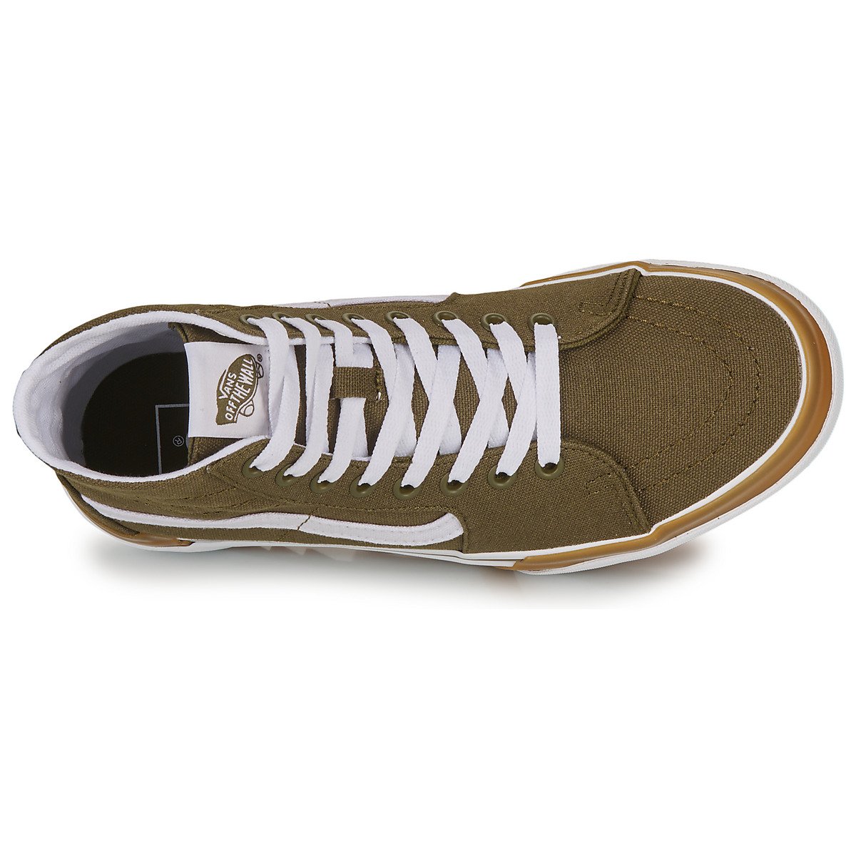 Sk8-Hi Tapered Stacked "Canvas Dark Olive" W