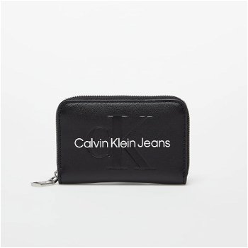 CALVIN KLEIN Sculpted Medium Zip Around Wallet K60K607229 BDS