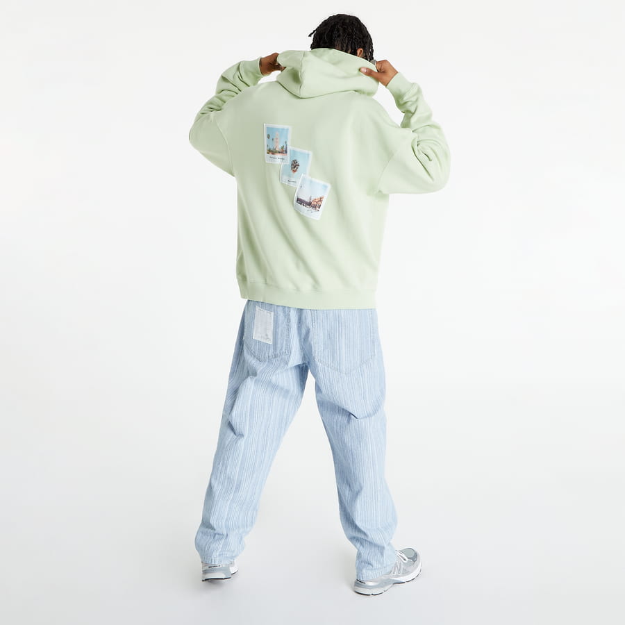 Preach Oversized Multi Logo Hoodie - Sky Blue - 206270-511