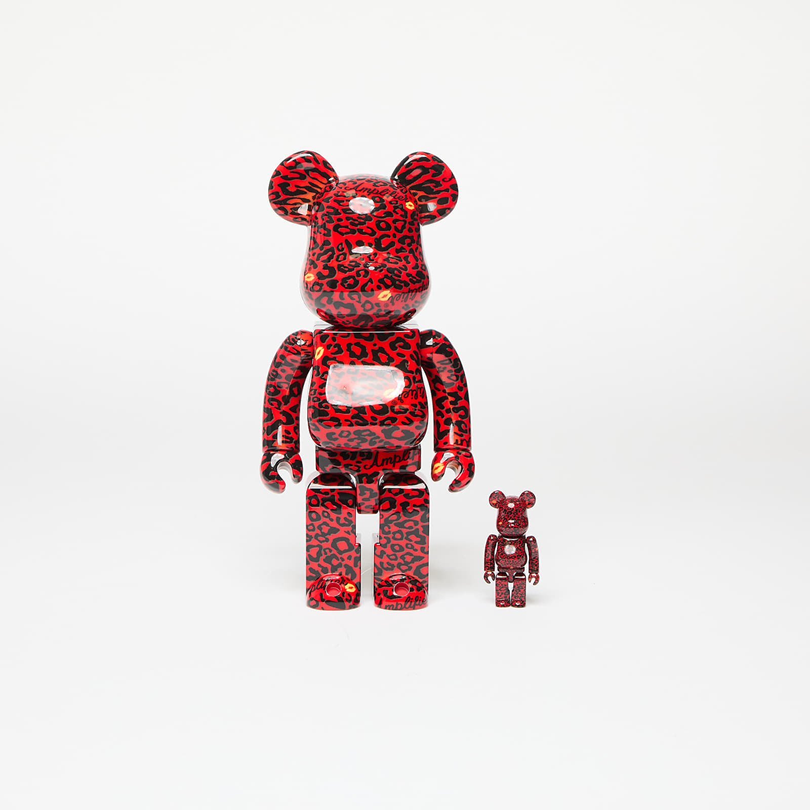 BE@RBRICK Amplifier Red 100% & 400% Set Red
