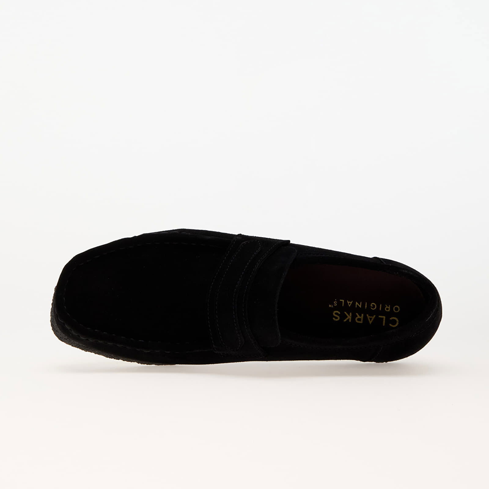 Wallabee Loafer Black Sde