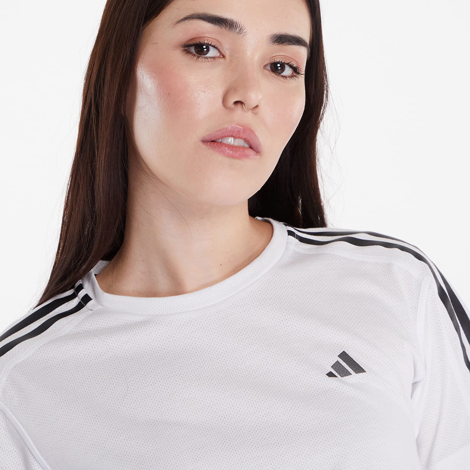 Own the Run 3-Stripes Short Sleeve Tee