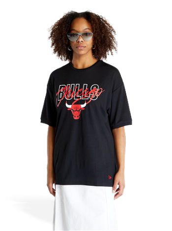 New Era Chicago Bulls NBA Script Oversized T-Shirt 60332209