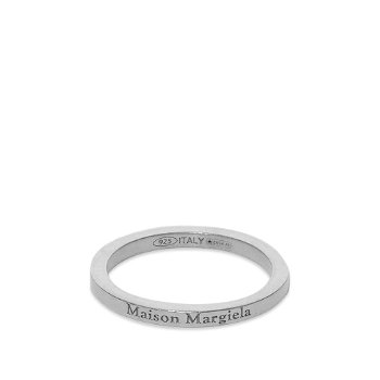 Maison Margiela Text Logo Slim Band Ring SM1UQ0063-SV0091-951