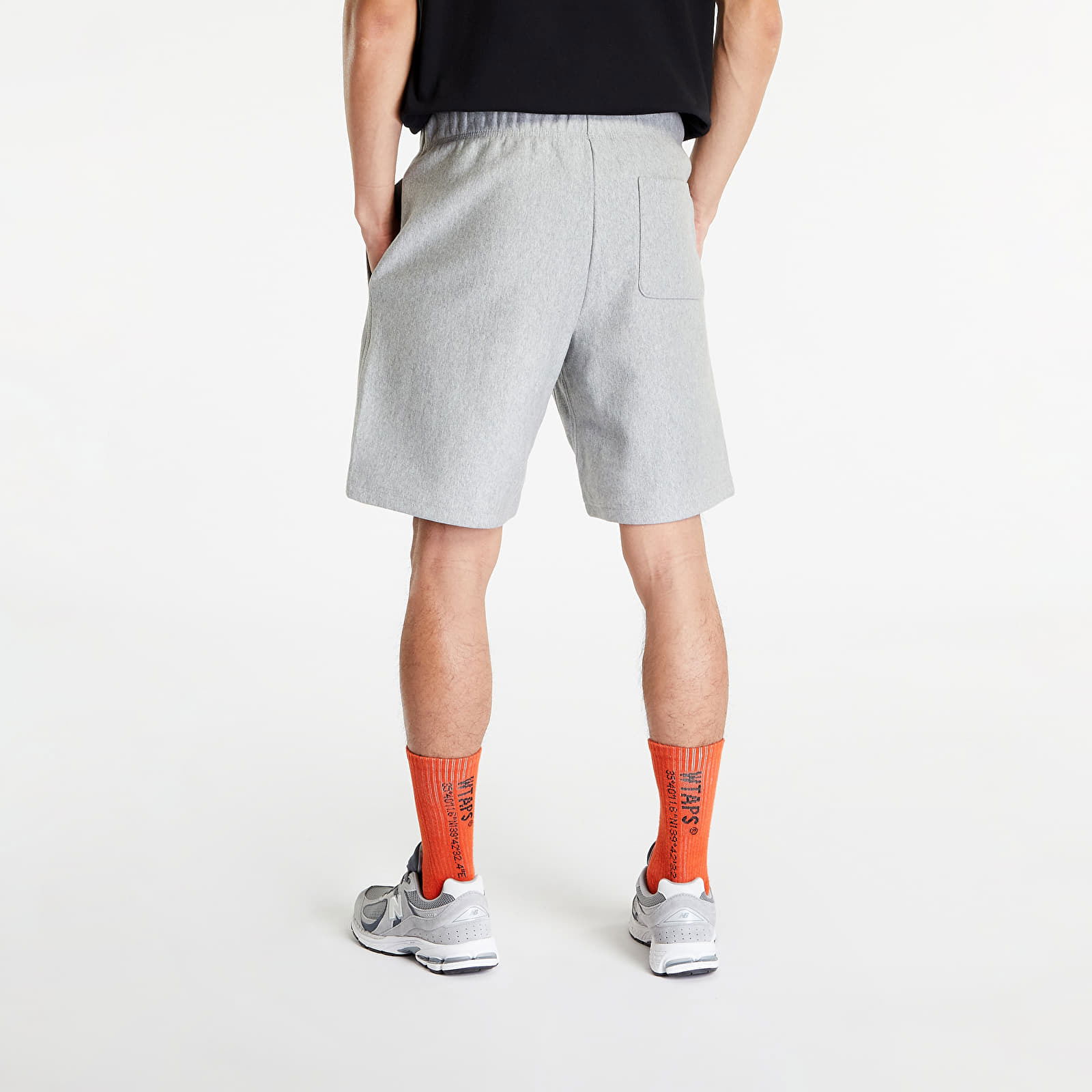 American Script Sweat Short Grey Heather