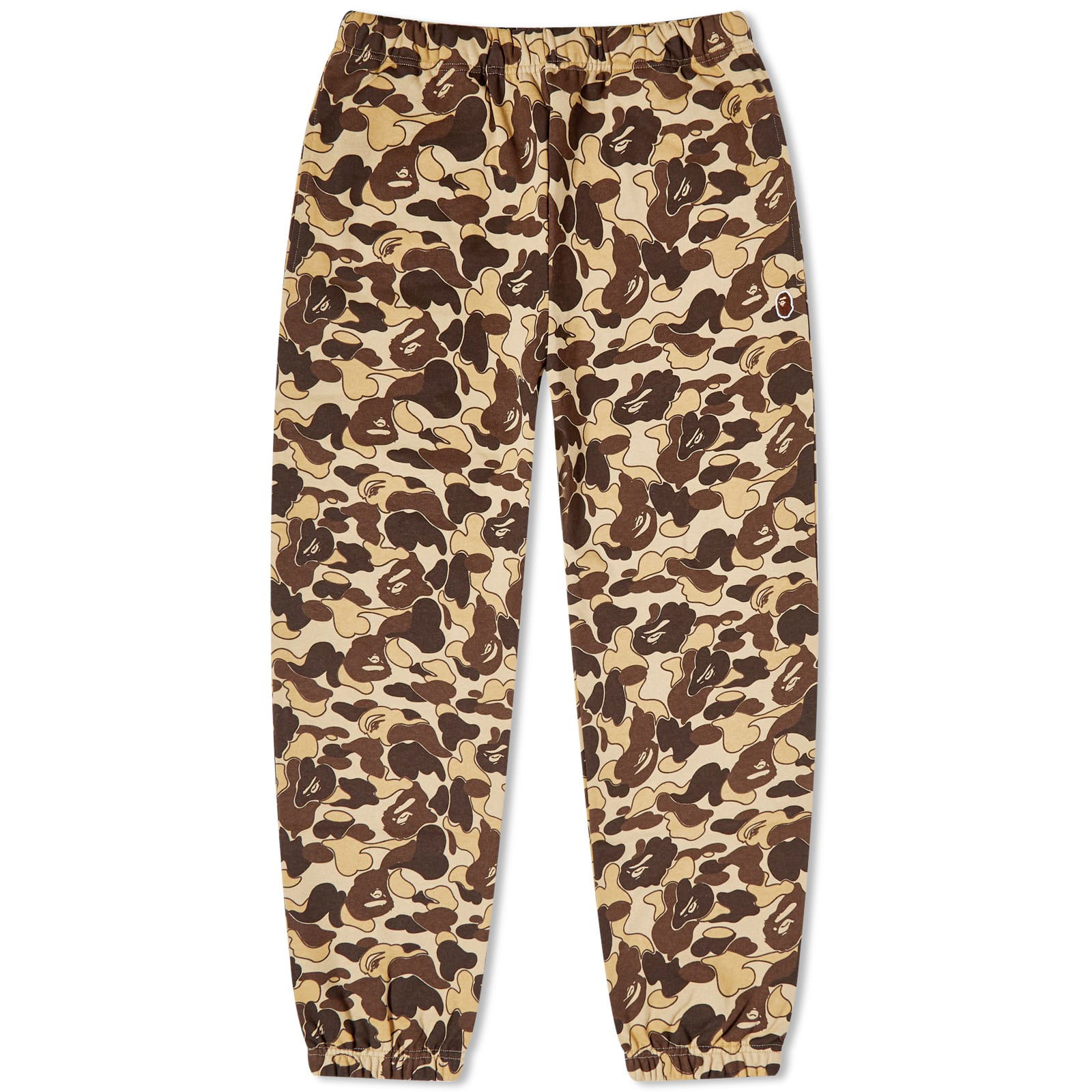 Cookie Camo 2 Oversized Sweat Pants Brown