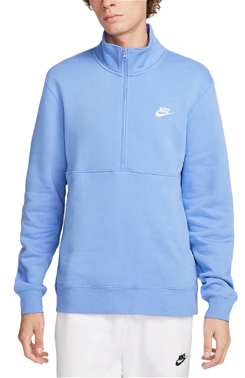 Nike Mikina Club HalfZip Sweatshirt dd4732-450