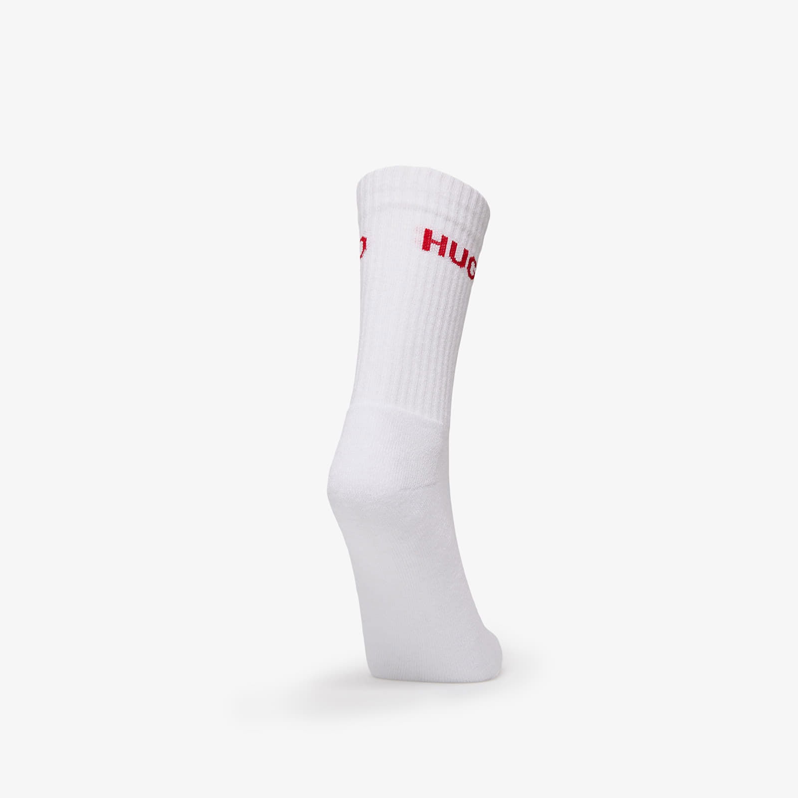 Hugo Rib Logo Sock 6-Pack White