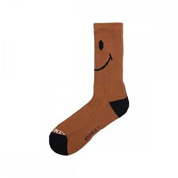MARKET Smiley Oversized Socks Rust 360001158-0627