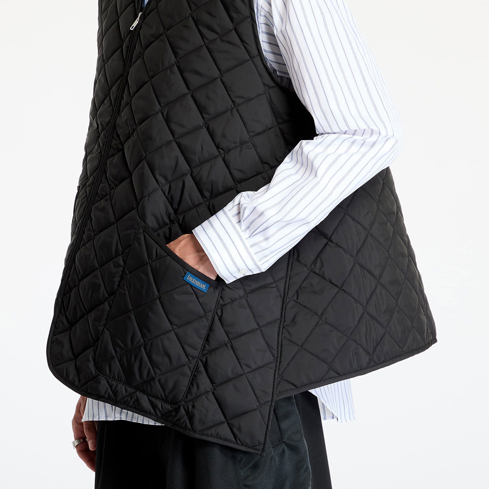 SHIRT x Lavenham Wowen Vest Black