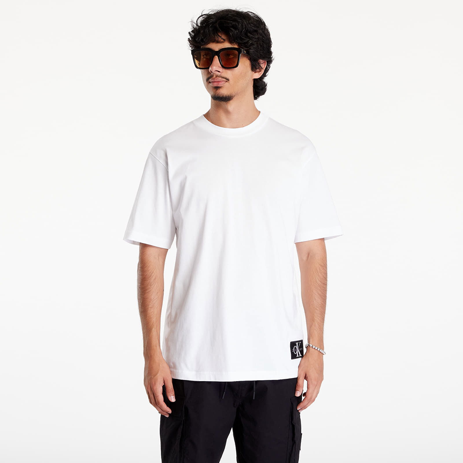 Badge Relaxed Tee White