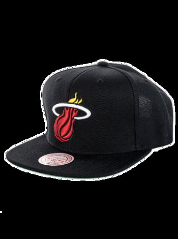 Mitchell & Ness Top Spot Snapback HWC Miami Heat HHSS2976-MHEYYPPPBLCK