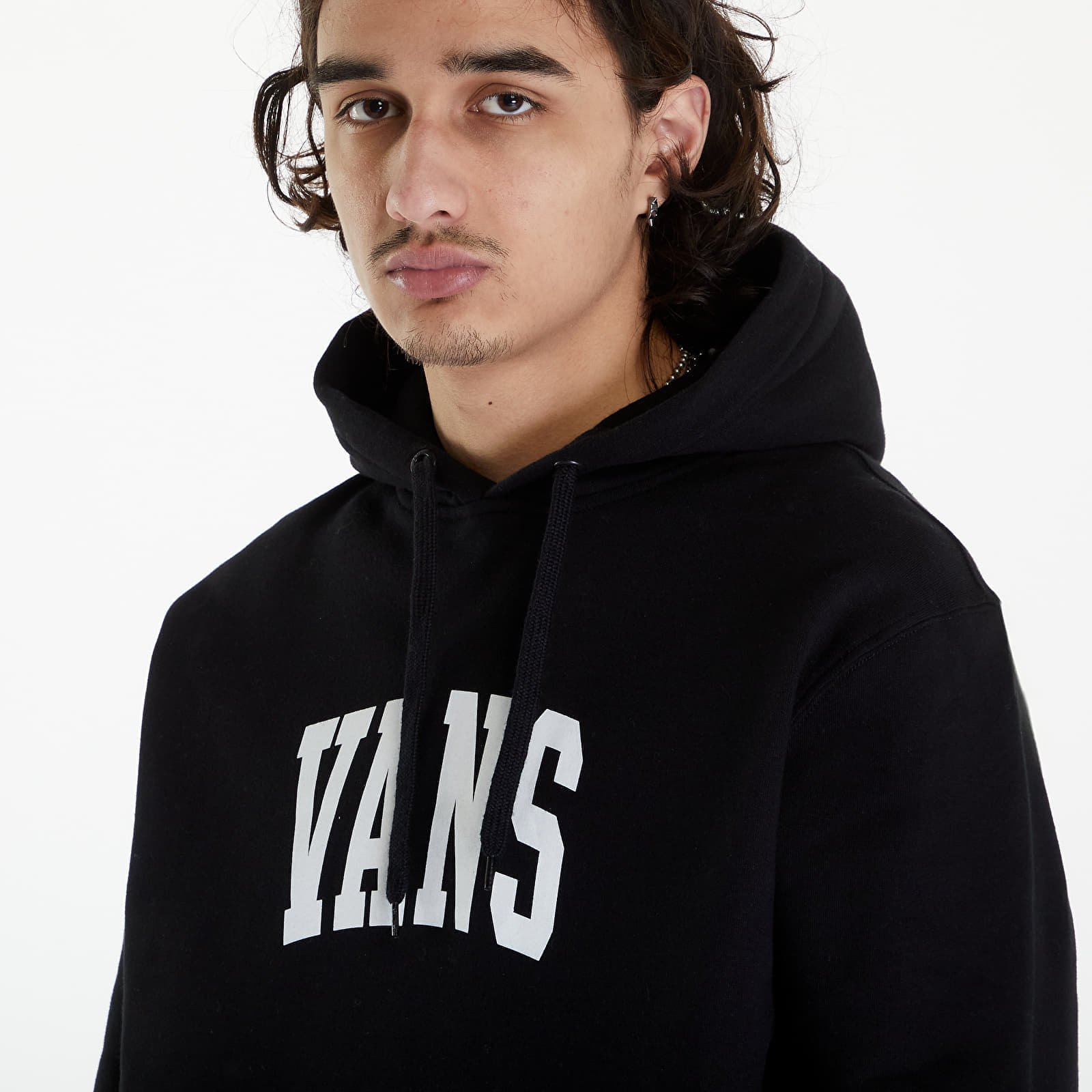 Arched Pullover Hoodie Black