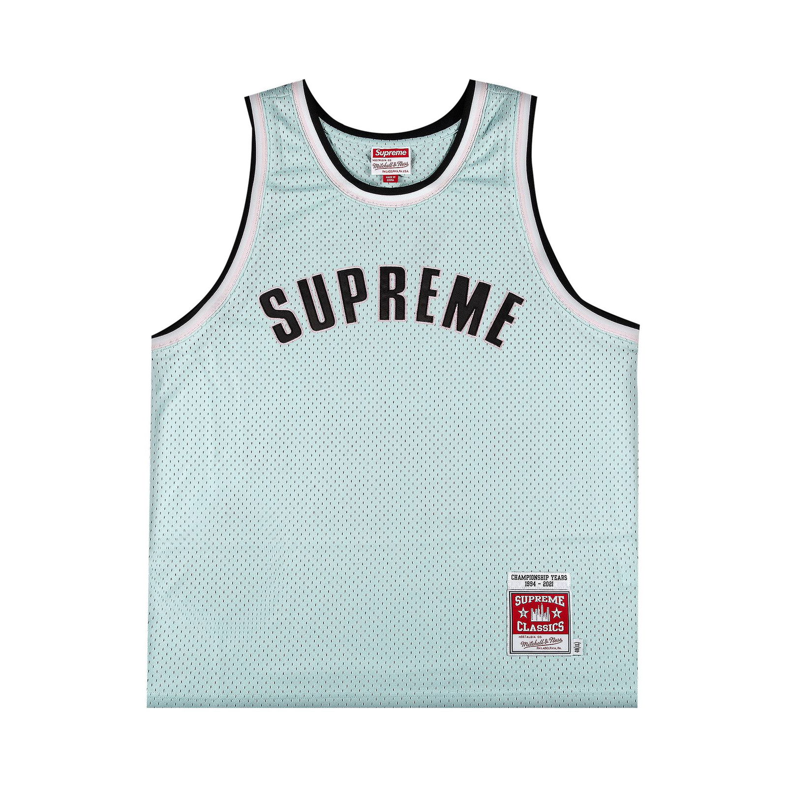 Dres Supreme Mitchell And Ness x Basketball Jersey SS21KN58 LIGHT