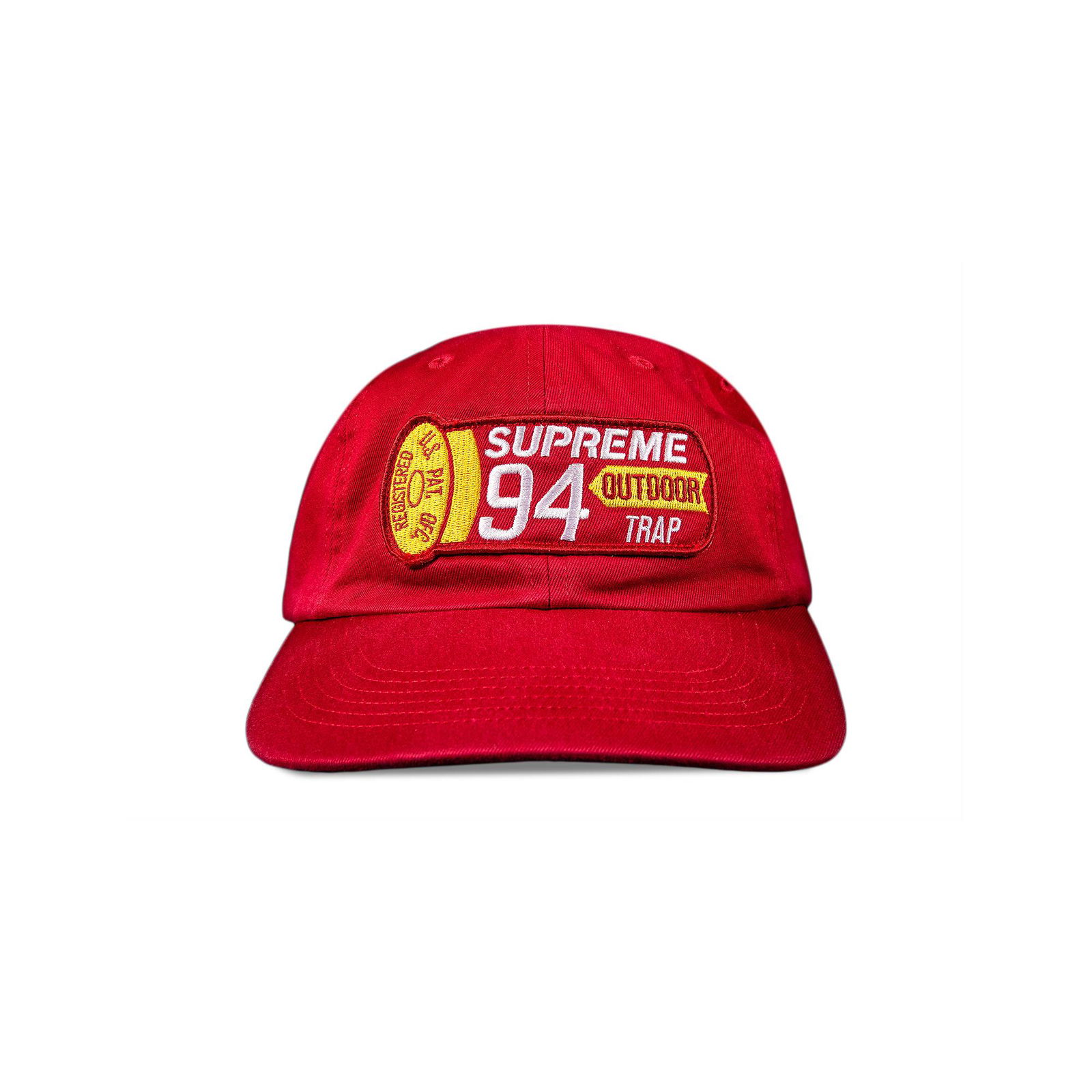 Kšiltovka Supreme Shell Patch 6-Panel SS21H33 RED | FLEXDOG