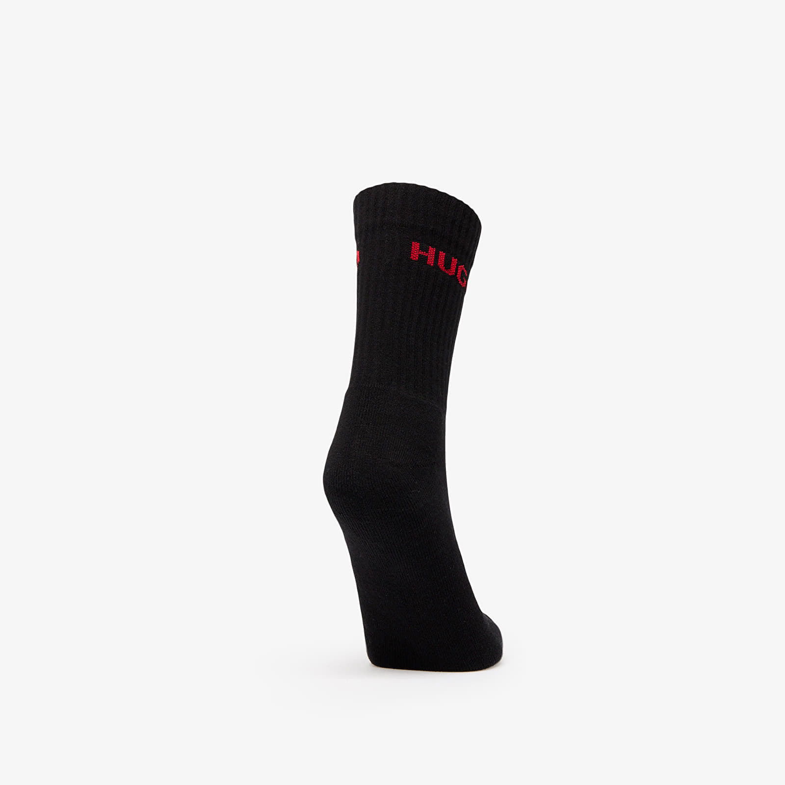 Hugo Rib Logo Sock 6-Pack Black